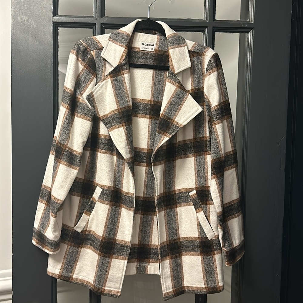 Plaid coat/jacket